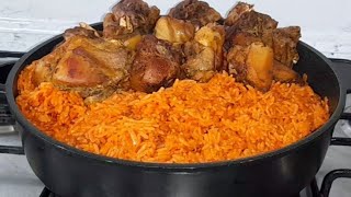 HOW TO Cook Nigeria Chicken Jollof Rice For Beginner Make The Perfect Jollof Rice [upl. by Zachary]