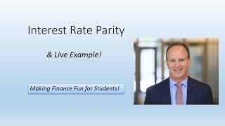 Interest Rate Parity Made Easy [upl. by Ardnaxela]