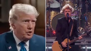 Donald Trump REACTS to ‘Green Day’ Dissing Him During New Year Performance MAGA Agenda [upl. by Dacie]