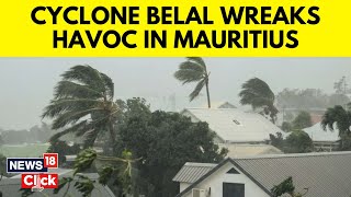 Mauritius On Maximum Cyclone Alert As Storm Belal Wreaks Havoc  Cyclone Belal  N18V  News18 [upl. by Brindell]