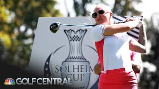 Solheim Cup final preparations underway for Team USA and Team Europe  Golf Central  Golf Channel [upl. by Kimbra]