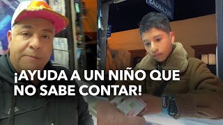 Comerciante ayuda a niño que no sabe contar [upl. by Angelico]