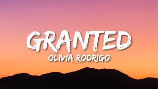 Olivia Rodrigo  Granted Lyrics  High School Musical The Series Season 2 [upl. by Gagne]