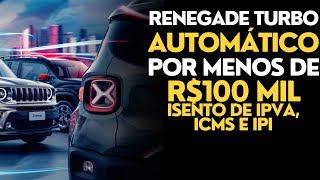 IMPERDÍVEL Jeep Renegade PCD 2025 por Menos de R100 Mil  Oferta Exclusiva [upl. by Coniah]