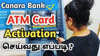 Canara Bank ATM Card Pin GenerateCanara Bank New ATM Card Activation [upl. by Hartmunn]