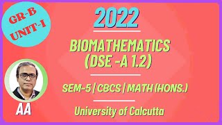 2022  UnitI  GrB  Biomathematics [upl. by Bakeman957]