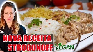 STROGONOFF VEGANO O MAIS GOSTOSO E CREMOSO [upl. by Ric]