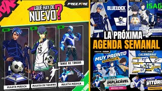 🔥LA PRÓXIMA AGENDA SEMANAL DE FREE FIRE EN NOVIEMBRE 2024 SKINS DE BLUE LOCK GRATIS FFWR DEL 2022 [upl. by Notsa]