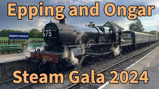 Epping and Ongar Railway Steam Gala 2024 [upl. by Neeneg]