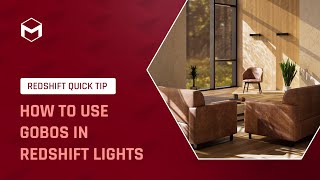 RedshiftQuickTip 6 How to use Gobos in Redshift Lights [upl. by Tserof]