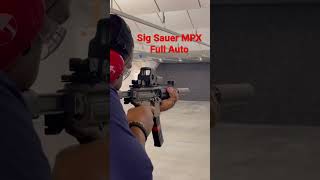 Sig Sauer MPX Full Auto top power magdump [upl. by Hallimaj171]