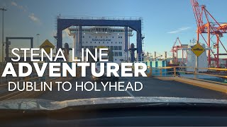 Dublin to Holyhead  Stena line Adventurer  Ireland to UK  Vlog  Ferry ride [upl. by Waylon]