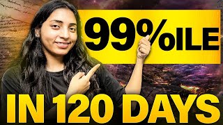 99 percentile in 120 days  Complete Strategy with Planner and Checklist [upl. by Edy]