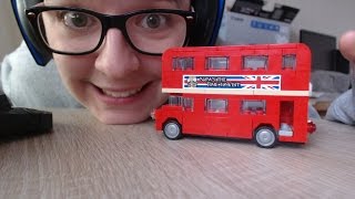 ASMR 11 FR Construction du set Lego Bus Londonien Whispering Crinkling Tapping [upl. by Valenza978]