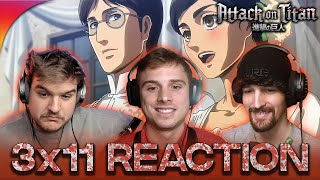 Attack On Titan 3x11 Reaction quotBystanderquot [upl. by Ailehs885]