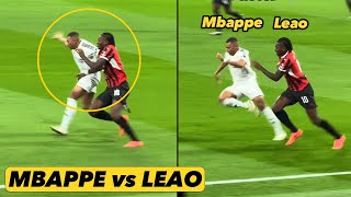 Mbappe vs Leao Speed Test During Real Madrid vs AC Milan  Real Madrid News [upl. by Sotnas]