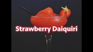 HOW TO MAKE A STRAWBERRY DAIQUIRI THE FROZEN ONE [upl. by Odlonyer]