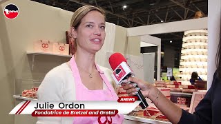 JULIE ORDON FONDATRICE DE BRETZEL AND GRETEL AU SALON DU CHOCOLAT [upl. by Nivlam]