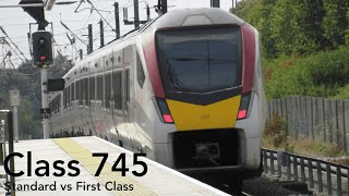 GA Class 745 in Standard vs First Class [upl. by Etteb]