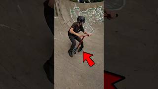 i ruined his life😭 scooter skatepark skate bike funny fail comedy [upl. by Aileen]