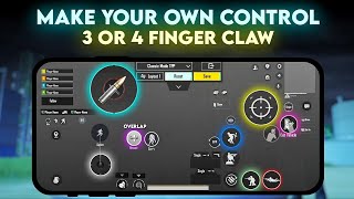 How to Make Your Own Control Setting  27 Best 3 Finger or 4 Finger Claw in BGMI  PUBG [upl. by Dick]