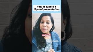 Creating an Impactful 5Point Part 1 Presentation englishforsuccess presentation youtubeshorts [upl. by Attenohs360]