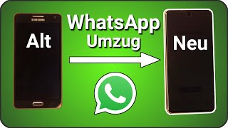 WhatsApp auf neues Handy übertragen  Chats Daten Backup wiederherstellen Android [upl. by Mcleod]