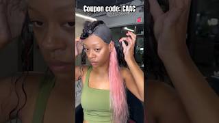 Versatile Closure Quick Weave🎀Pink Peekaboo Color w 2x6 HD Lace Clousure Install Ftulahair [upl. by Eberly]