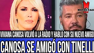 REAPARCIÓ VIVIANA CANOSA EN RADIO RIVADAVIA HABLÓ MANO A MANO CON MARCELO TINELLI [upl. by Leelaj]