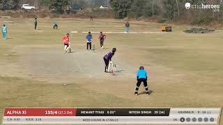 Live Cricket Match  Crikkans XI vs Alpha XI  07Dec24 0742 AM 20 overs  Real Cricket Tournamen [upl. by Caril705]