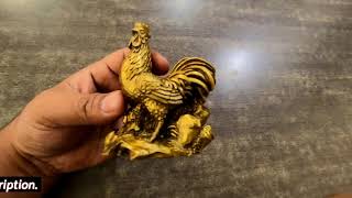 Feng Shui Rooster Figurine  Benefits and Significance [upl. by Dannye23]