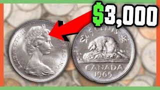 RARE CANADIAN NICKELS WORTH MONEY  VALUABLE NICKEL VARIETIES IN POCKET CHANGE [upl. by Pilif]