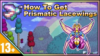 Terraria How To Get Prismatic Lacewing  How To Spawn Empress Of Light 14 Journeys End [upl. by Jemimah126]