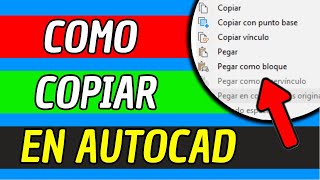 Como Copiar En Autocad De Un Archivo A Otro 2024 Muy Facil [upl. by Vasya]