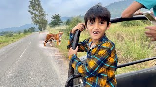 TIGER Etni Paas Aagya 😲 Road Pe [upl. by Aerdno]