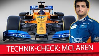 Formel 1 Autos 2019 McLaren MCL34 TechnikCheck [upl. by Brad]