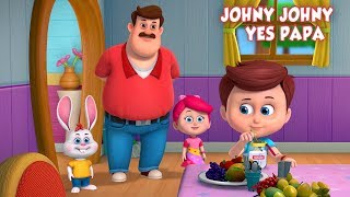 Johny Johny Yes Papa Nursery Rhyme – Betty and Bunny Nursery Rhymes amp Songs for Children [upl. by Hamil114]