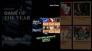 Game Awards 2024 nominees gameawards2024 geoffkeighley shorts usa [upl. by Walley]