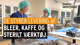 Bleer kaffe og sterilt værktøj  Kom med på sygehusets sterilcentral og lager  Sygehuset Indefra [upl. by Enailil]