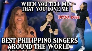 WHEN YOU TELL ME THAT YOU LOVE ME BY DIANA ROSS AMERICAN GOT TALENT AUDITIONS PARODY TRINDENG [upl. by Eelsel897]