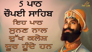 ਚੌਪਈ ਸਾਹਿਬ 5 ਪਾਠ Chopai Saheb 5 Path  LIVE [upl. by Winonah212]