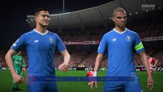 FIFA 23 Girona FC 0  1 FC Porto Goals Uribe Champions League Final Xbox Series S Gameplay [upl. by Ayekehs705]