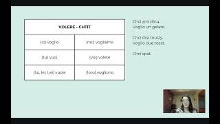 POTERE VOLERE DOVERE  Časování sloves moci chtít a muset [upl. by Lilaj]