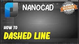 NanoCAD How To Dashed Line [upl. by Llennor323]