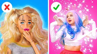 From Barbie Doll to Fairy Doll Makeover DIY Miniature Ideas for Barbie [upl. by Pattie]