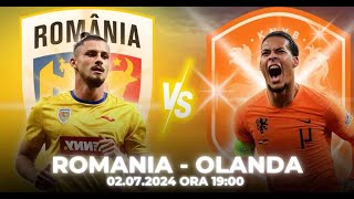 LIVE ROMANIA VS OLANDA [upl. by Isdnyl]