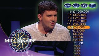 Keeping Your Lifelines On £64000  Who Wants To Be A Millionaire [upl. by Ecirpak]