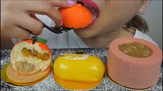 NE ASMR BITES ONLY MOUSSE CAKES ASMR [upl. by Emmaline970]