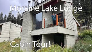 Moraine Lake Lodge Cabin Room Tour [upl. by Lilahk]