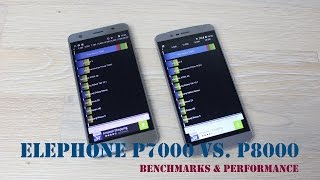 Elephone P7000 vs P8000 im Benchmark und PerformanceVergleich Deutsch  InstantMobile [upl. by Sidras681]